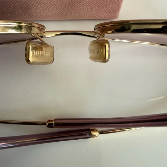NWOT Miu Miu Logo Sunglasses - Picture 9 of 14